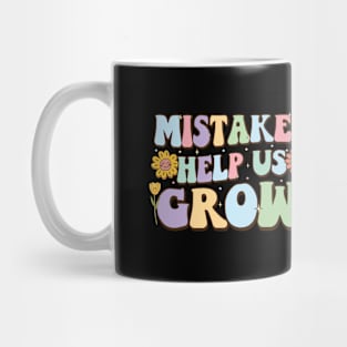 Groovy Growth Mindset Positive Retro Teachers Back To School Mug